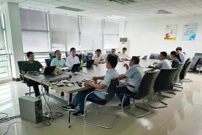 浙江光越传动科技与芜湖万里扬举行技术座谈会