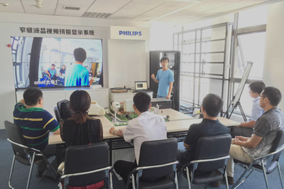 红苹果深度营销推广团队走进青岛-公司动态-浙江红苹果电子